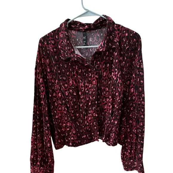Zara women’s top NWOT animal print size large - Picture 6 of 16